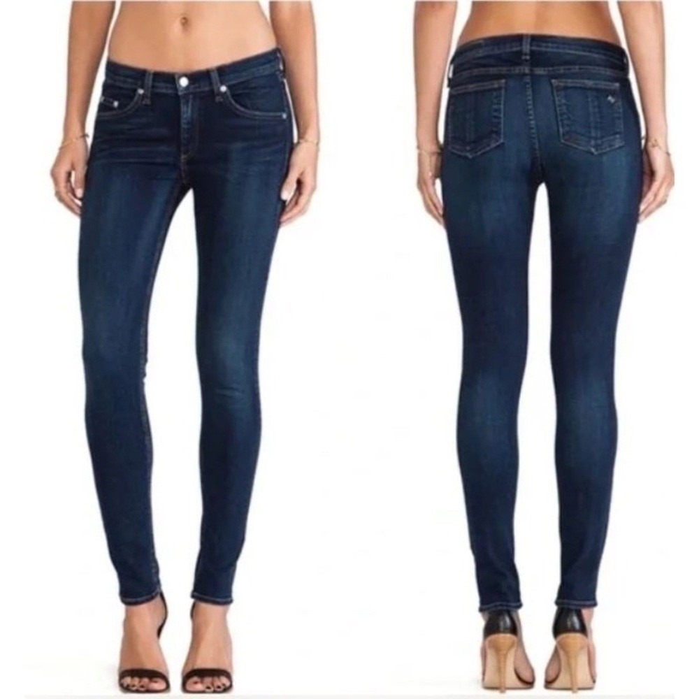 rag & bone High Rise Skinny Jeans Heritage Wash Size 27 Designer Denim‎ Size 27